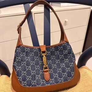 Gucci Denim Jackie Bag
